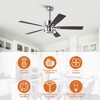 Parrot Uncle 52" Modern LED Ceiling Fan with Light and Remote - 3 of 4