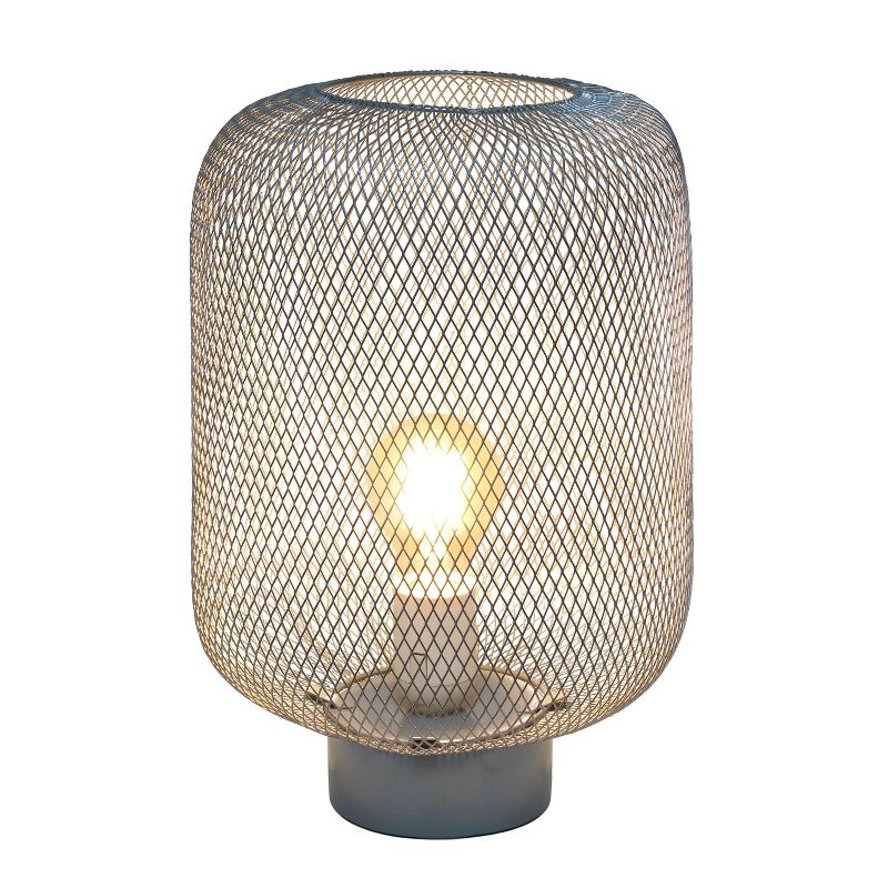 Metal Mesh Industrial Table Lamp - Simple Designs, 2 of 11