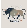 Taurus Zodiac Sign Adult Long Sleeve Hoodie - 2 of 2