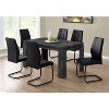 Monarch Specialties Dining Table 60Inch Rectangular Kitchen Dining Room Laminate White Contemporary Modern - 2 of 4