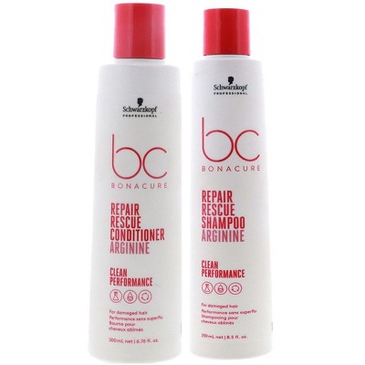 Schwarzkopf Bonacure Repair Rescue Shampoo Arginine, 8.4 oz & Schwarzkopf Bonacure Repair Rescue Conditioner Arginine, 6.7 oz DUO