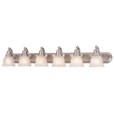 Vaxcel Lasalle 6 - Light Vanity in  Brushed Nickel