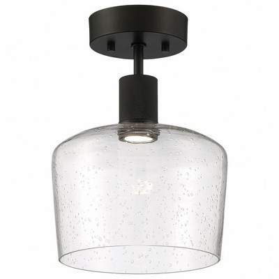 Access Lighting Port Nine 1 - Light Flush Mount in  Matte Black