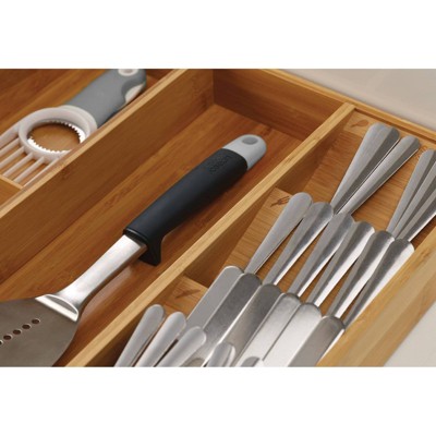 Joseph Joseph DrawerStore Bamboo Cutlery, Utensil & Gadget Organizer