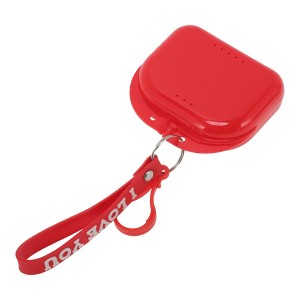 Unique Bargains Compact Braces Box with Lanyard 1 Pc - 1 of 4