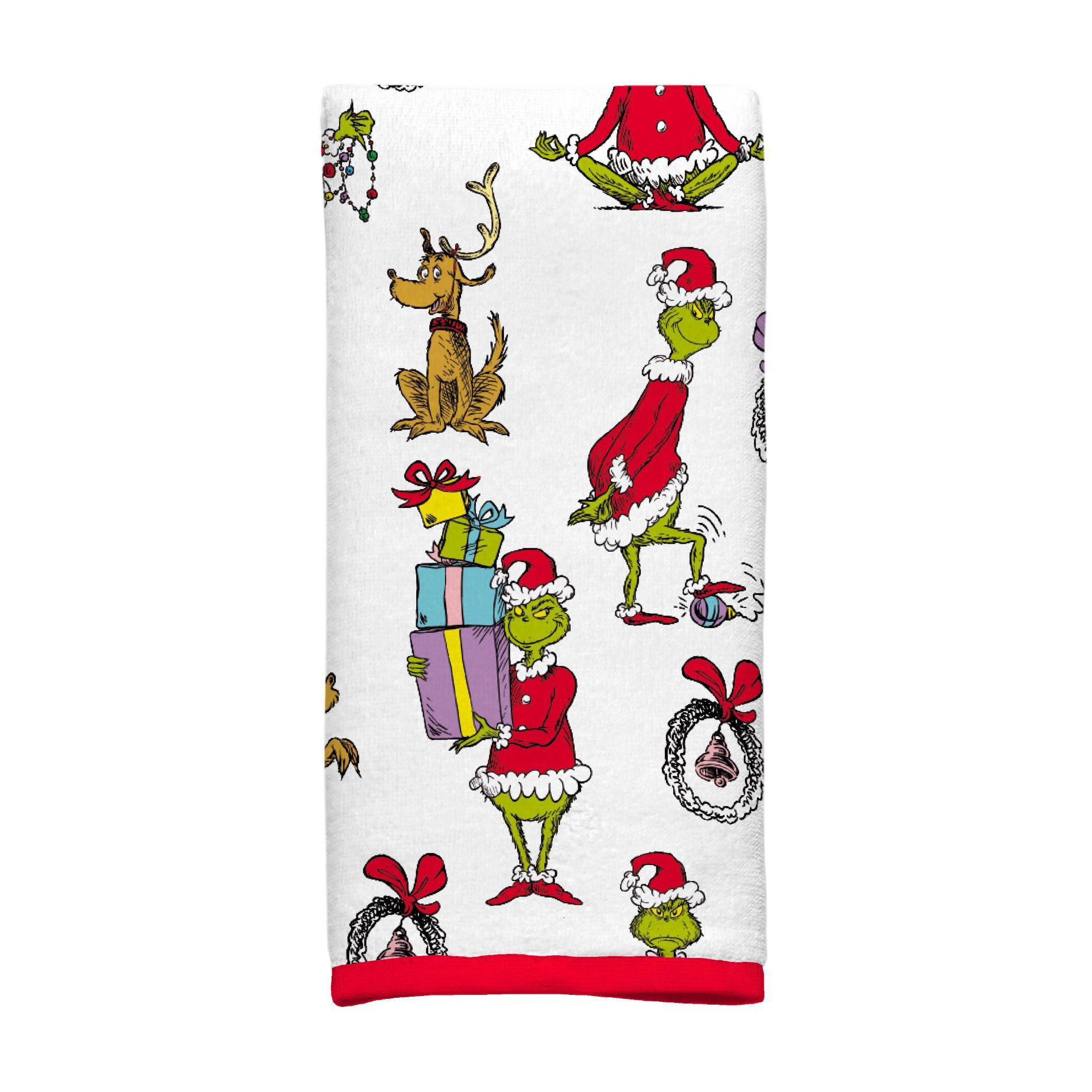 2pc The Grinch Christmas Kitchen Towel Set