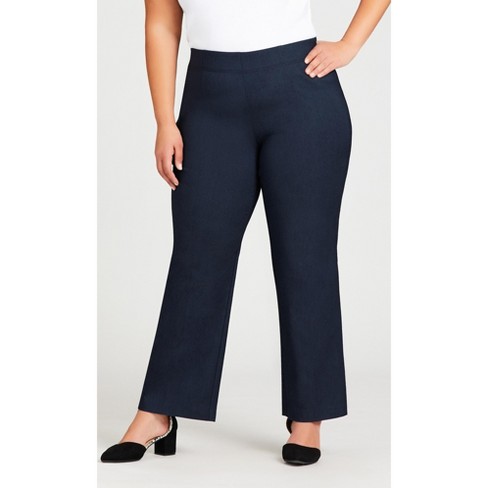 Women's Plus Size Super Stretch Bootcut Pant Indigo - Average