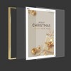 Elegant Triple Black Aluminum Alloy Frame Painting, 30*40cm, Wall and Door Decorative Artwork - 3 of 4