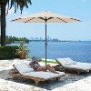 9' x 9' Outdoor Market Patio Umbrella with Push Button Tilt - Devoko - image 2 of 4