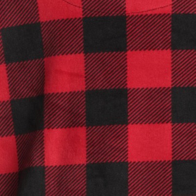 red black buffalo plaid fleece