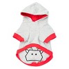 The Worthy Dog Pom Pom Reindeer Pullover Hoodie - Gray - XXL - 2 of 3