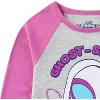 Marvel Spider-Gwen Ghost Spider Girls Long Sleeve Shirt and French Terry Pants 2 Piece Outfit Set for Toddlers - 3 of 4