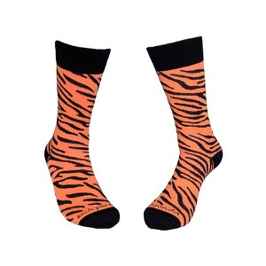 Tiger Striped Socks (Women's Sizes, Adult Medium) from the Sock Panda - 1 of 4