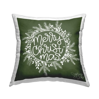 Stupell Industries Merry Christmas Holiday Herb Wreath
