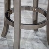 NicBex 30" Fabric/Leather Swivel Bar Stools,Counter Height Bar Stools with Padded Seat,360° Rotating Barstools for Kitchen Island & Home Bar - 3 of 4