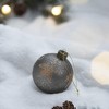 Whisen D3.9" Christmas Ball Ornaments, Glass Decorative Hanging Ball Christmas Tree Ornaments, Set of 6 - 3 of 4