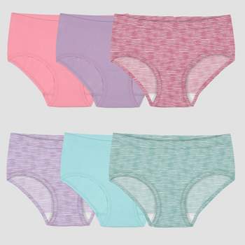 Yellowberry Girls 6pk Quality Seamless Hipster Brief Underwear With Bonded  Seam X Large White Clouds : Target