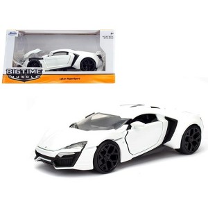 Lykan Hypersport White 1/24 Diecast Model Car by Jada - 1 of 3