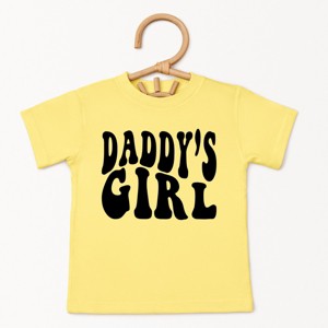 The Juniper Shop Daddy's Girl Wavy Toddler Short Sleeve Tee - 1 of 4
