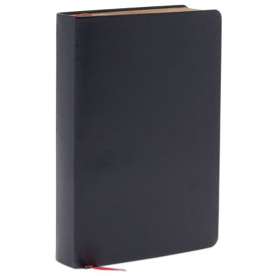 Bright Creations A5 Black Leather Journal (5.75 x 7.5 x 2 In)