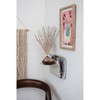Storied Home Decorative Hanging Metal Wall Magazine Shelf, Cream - 3 of 3