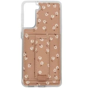 Walli Cases Falling for Floral Phone Case with Wallet and Finger Strap - 1 of 4