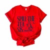 Simply Sage Market Spill The Tea Sis Boat Short Sleeve Tee - 3 of 4