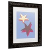 Trademark Fine Art - Pictufy Studio  Blue Star Matted Framed Art - image 3 of 4