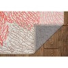 HomeStock Washable Haylee Ivory/Coral 5x7, Transitional, Machine Woven with Printed Designs - 4 of 4