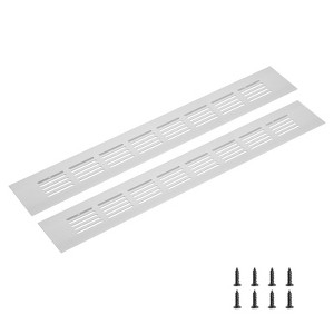 Unique Bargains Rectangle Ventilation Grille, Aluminum - 1 of 3
