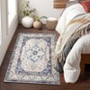 Low Pile Soft Carpet,Boho Vintage Area Rug,Non Slip Washable Rug for Living Room,Machine Washable Floor Mat for Bedroom, Office, Nursery - 2 of 4