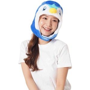Clever Idiots Inc. Pokemon Piplup Kigurumi Costume Adult Beanie Hat - 1 of 2