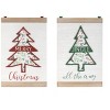 Christmas Banner Set Wood MDF 16 Inch Wall Hanging by Melrose - 3 of 3