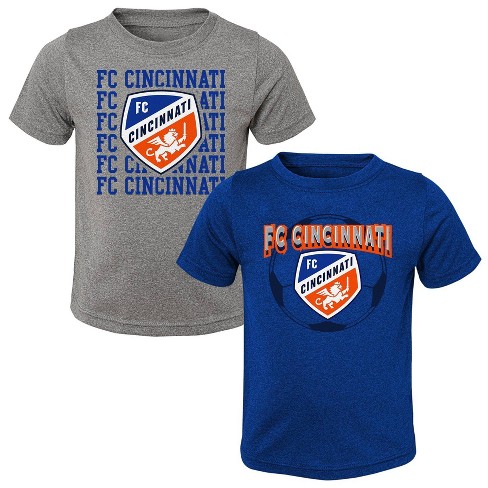 Buy Red Bengals Fc Cincinnati Logo Sport Team Shirt For Free