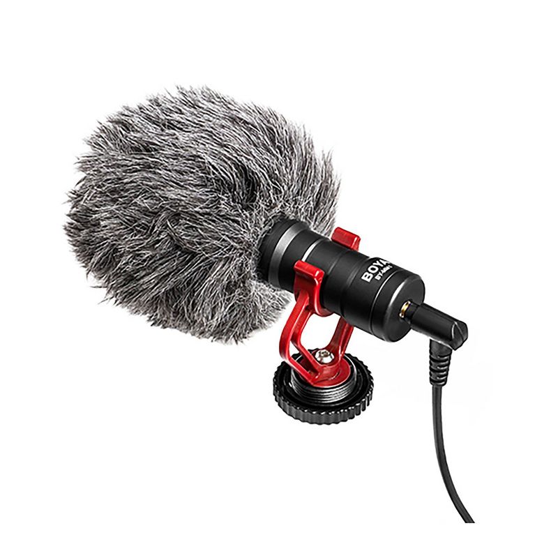 Boya MM1 Universal Cardiod Microphone &#8211; Black, 1 of 9
