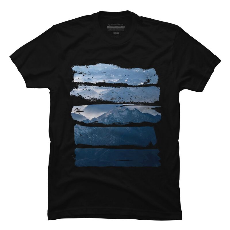 Men's Design By Humans Mountain By BobyBerto T-Shirt, 1 of 5