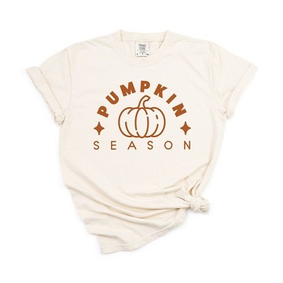 Simply Sage Market Women's Pumpkin Season Pumpkin Short Sleeve Garment Dyed Tee