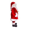 Kurt Adler 36 Inch Kringles Klaus Classic Red Standing Santa Decor Holiday Decorative Figurine with Hat, Stocking, and Treats - 4 of 4
