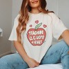 Simply Sage Market Women's Teaching Is A Work of Heart Apple Short Sleeve Garment Dyed Tee - 2 of 2
