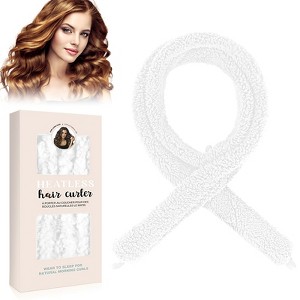 YEVYO Satin heatless hair curler, Lazy Natural Soft Wave DIY heatless curls for Sleep in Overnight, for All Hair Types - 1 of 4