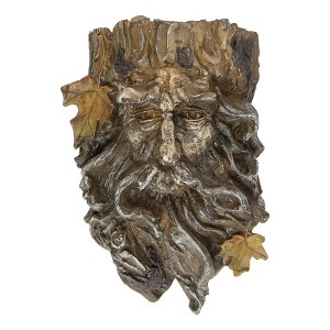 Northlight 10.25" Brown Tree Face Outdoor Garden Planter - 1 of 4