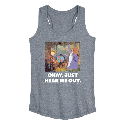 Women's - Disney - The Sword And The Stone Graphic Racerback Tank