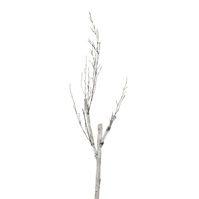 Northlight 46.5" White and Brown Birch Artificial Christmas Branch Twig