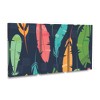 Trademark Fine Art Holli Conger Southwest Feathers Pattern 3 Piece Panel Set Art - 2 of 3