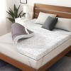 Subrtex 3" Memory Foam Mattress Topper with Cooling Removable Cover - 2 of 4