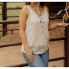 Women's Crochet Tank Top - TASHA POLIZZI - 2 of 4