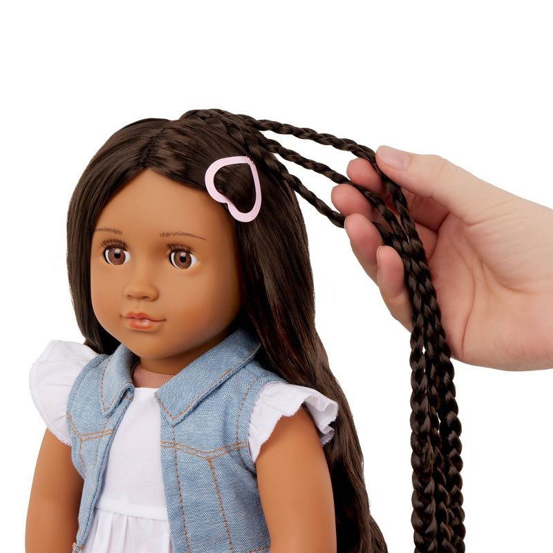 Our Generation Perla 18&#39;&#39; Hair Grow Doll &#38; Styling Accessories Set, 3 of 10