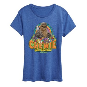 Women's - Star Wars - Retro Chewy Short Sleeve Graphic T-Shirt - 1 of 4