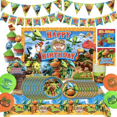 Treasures Gifted Dinosaur Train Party Supplies Ultimate Set for 16 Guests