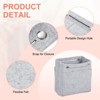 Unique Bargains Portable Makeup Bags and Organizers Encrypted Felt Purse Insert 6.7 x 3.9 x 6.3 Inch - 3 of 4